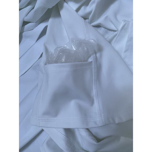 Lacoste Sport Skirt Wht Sz 8/40 NWT - Picture 8 of 10